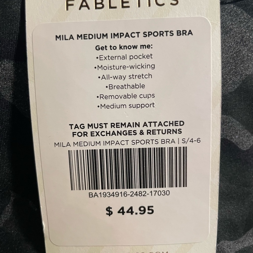 Fabletics Sports Bra - Picture 2 of 4